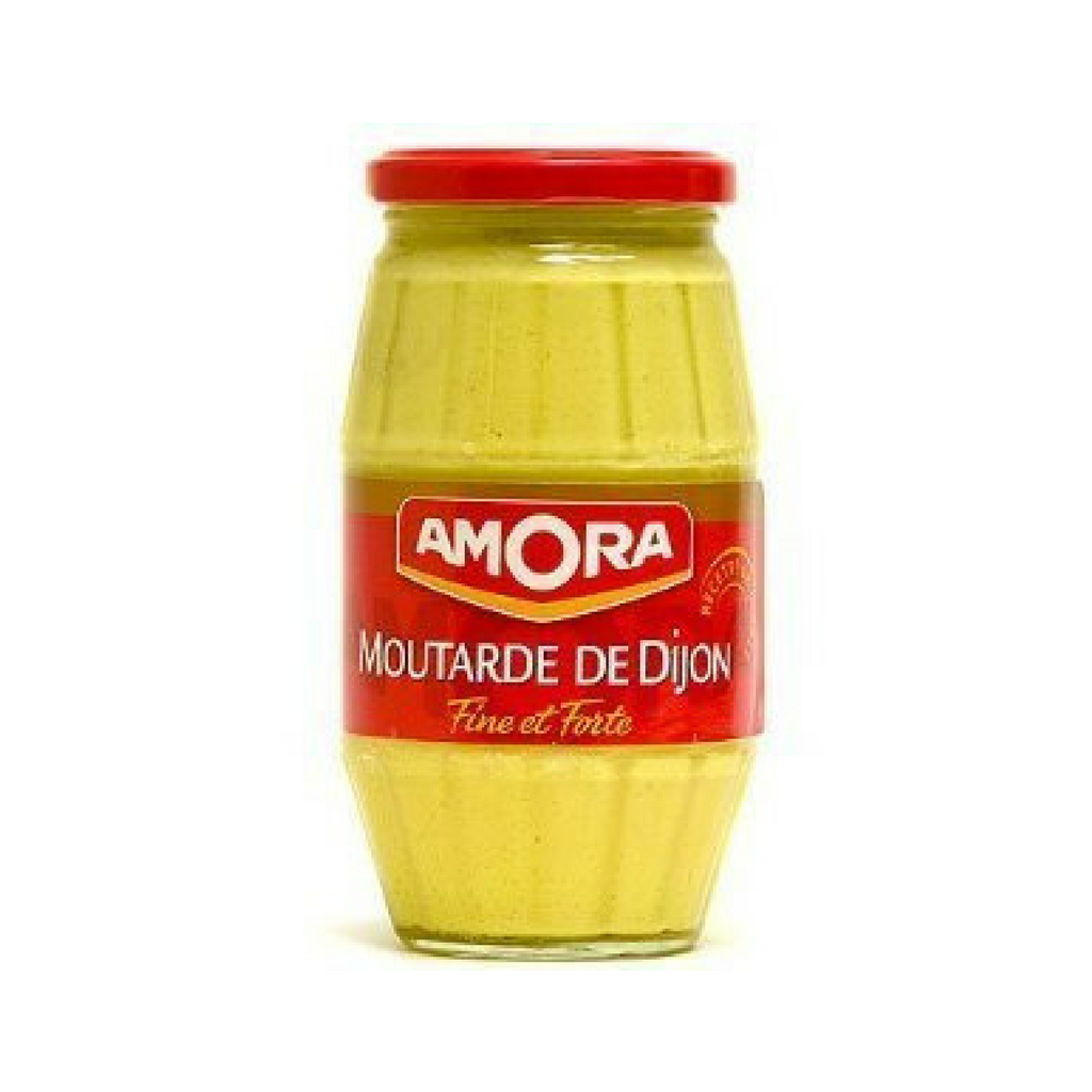 6 Pack Amora Large Jar Dijon Mustard-Amora-Le Tablier Bleu | Online French Supermaket