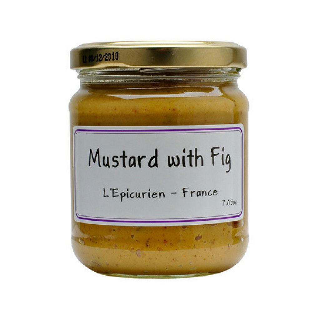 Epicurien Mustard with Fig 7 oz-Epicurien-Le Tablier Bleu | Online French Supermaket