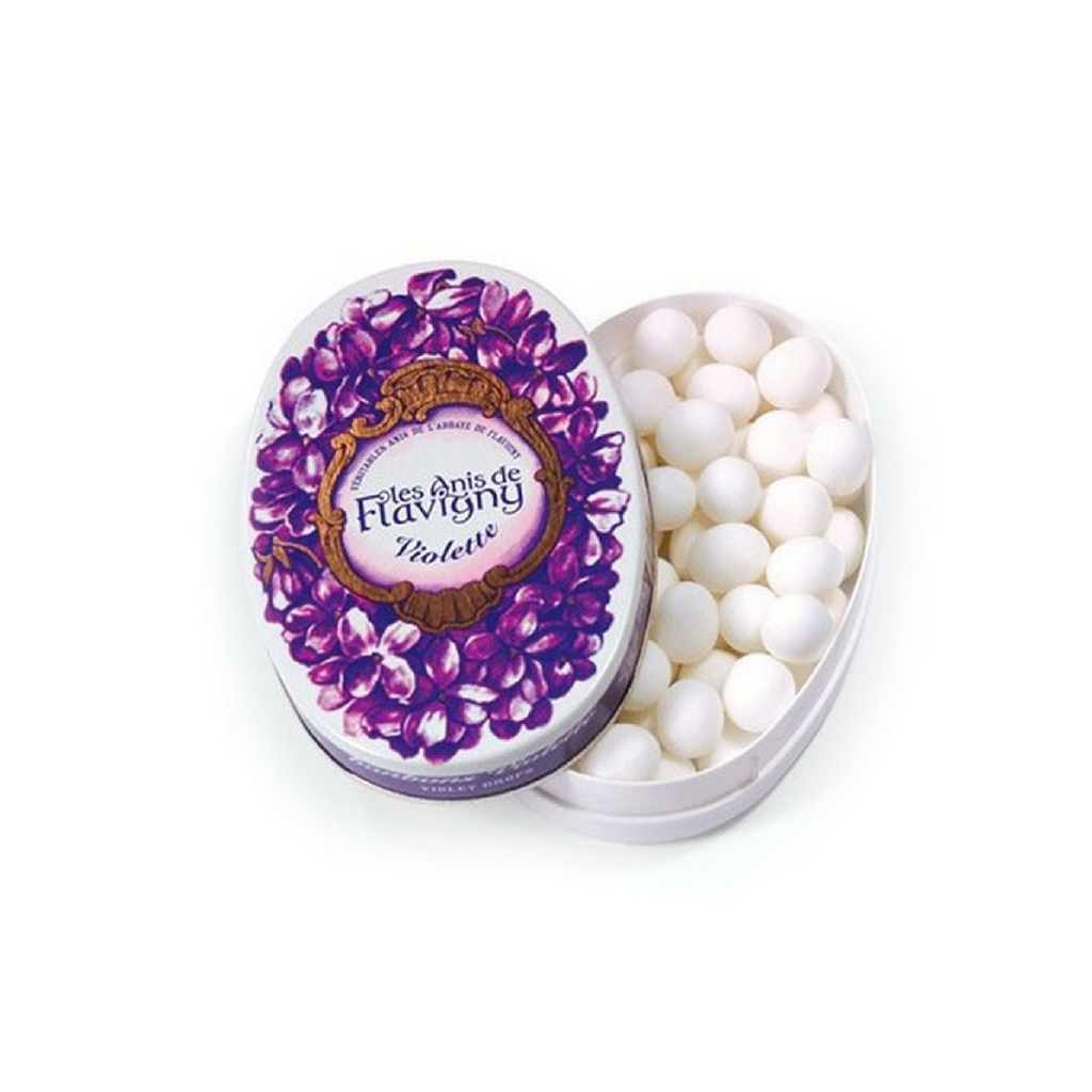 Anis de Flavigny Large Violet Pastilles Tin 6.7 oz. (189g)-Anis de Flavigny-Le Tablier Bleu | Online French Supermaket