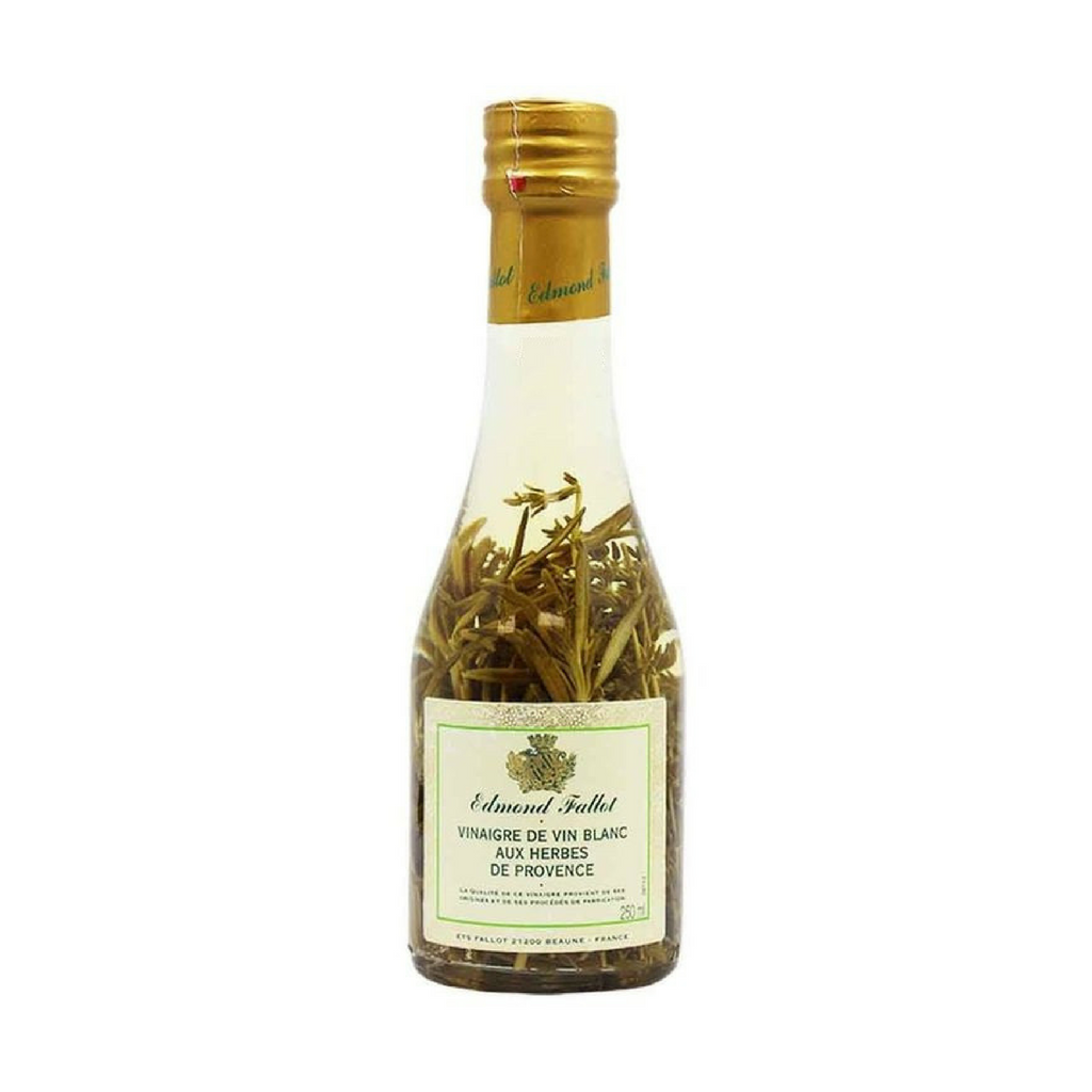 Edmond Fallot White Wine Vinegar with Provence Herbs 8.3 oz (250ml) Best Price-Edmond Fallot-Le Tablier Bleu | Online French Supermaket