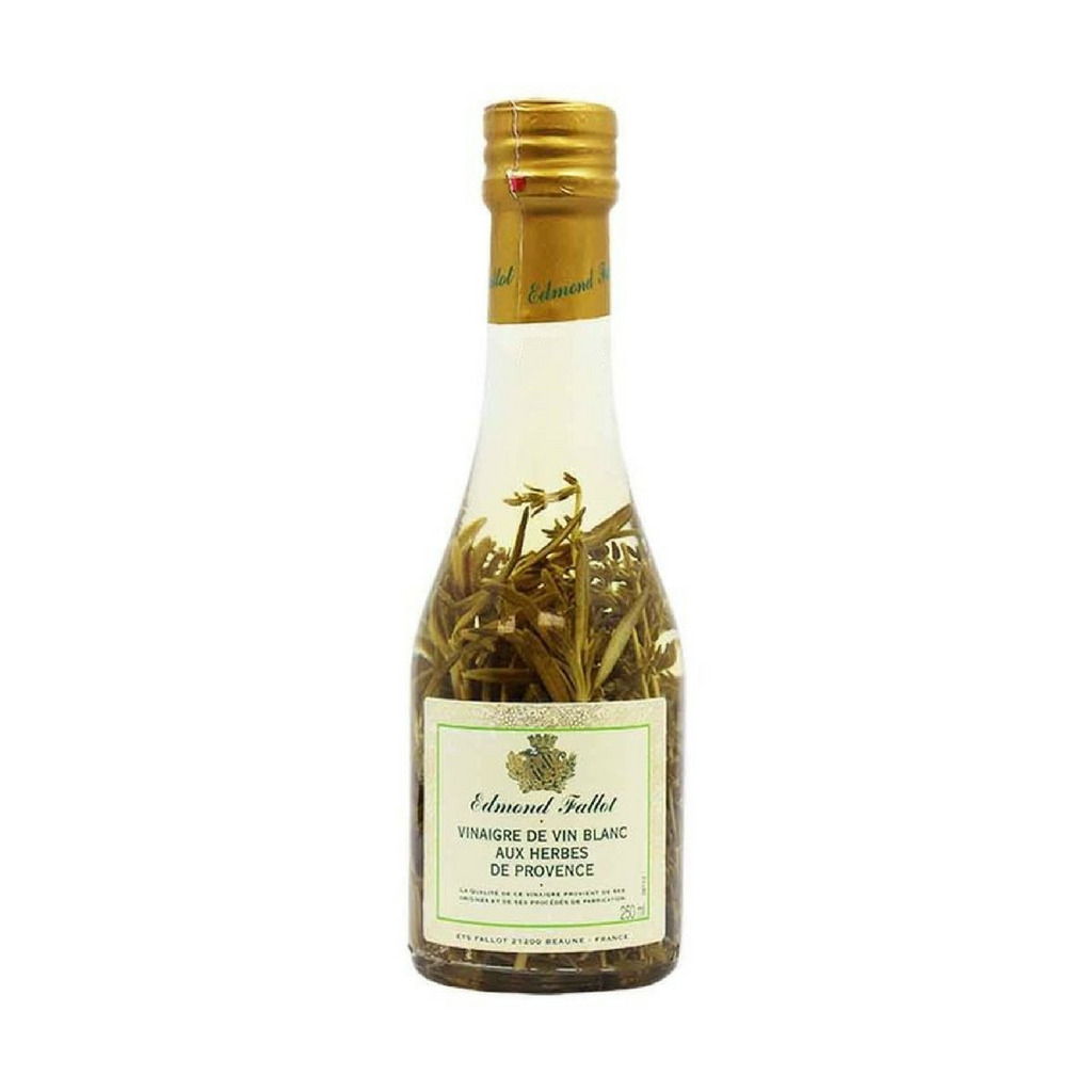 Edmond Fallot White Wine Vinegar with Provence Herbs 8.3 oz (250ml)-Edmond Fallot-Le Tablier Bleu | Online French Supermaket