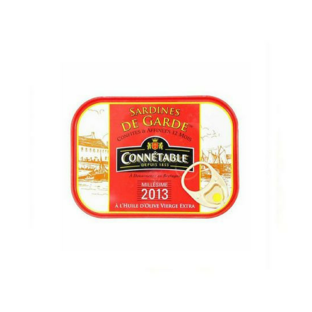 Connetable Sardines De Garge in Extra Virgin Olive Oil 4.5 oz. (115g)-Connetable-Le Tablier Bleu | Online French Supermaket