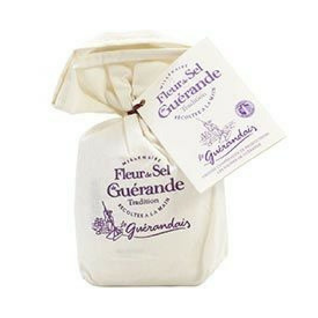 Gros Sel de Guerande Coarse Grey Sea Salt in Linen Bag 26.4 oz. (750 g) Write a review Best Price-De Guerande-Le Tablier Bleu | Online French Supermaket