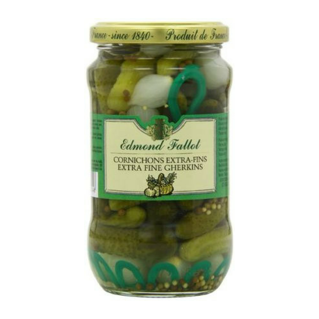 Edmond Fallot Extra Fine Cornichons Gherkins 6.7 oz (190g)-Edmond Fallot-Le Tablier Bleu | Online French Supermaket