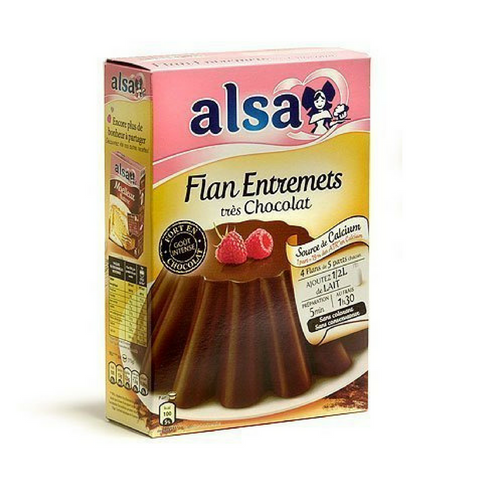 Alsa French Chocolate Flan Mix 6.8 oz Best Price-Alsa-Le Tablier Bleu | Online French Supermaket