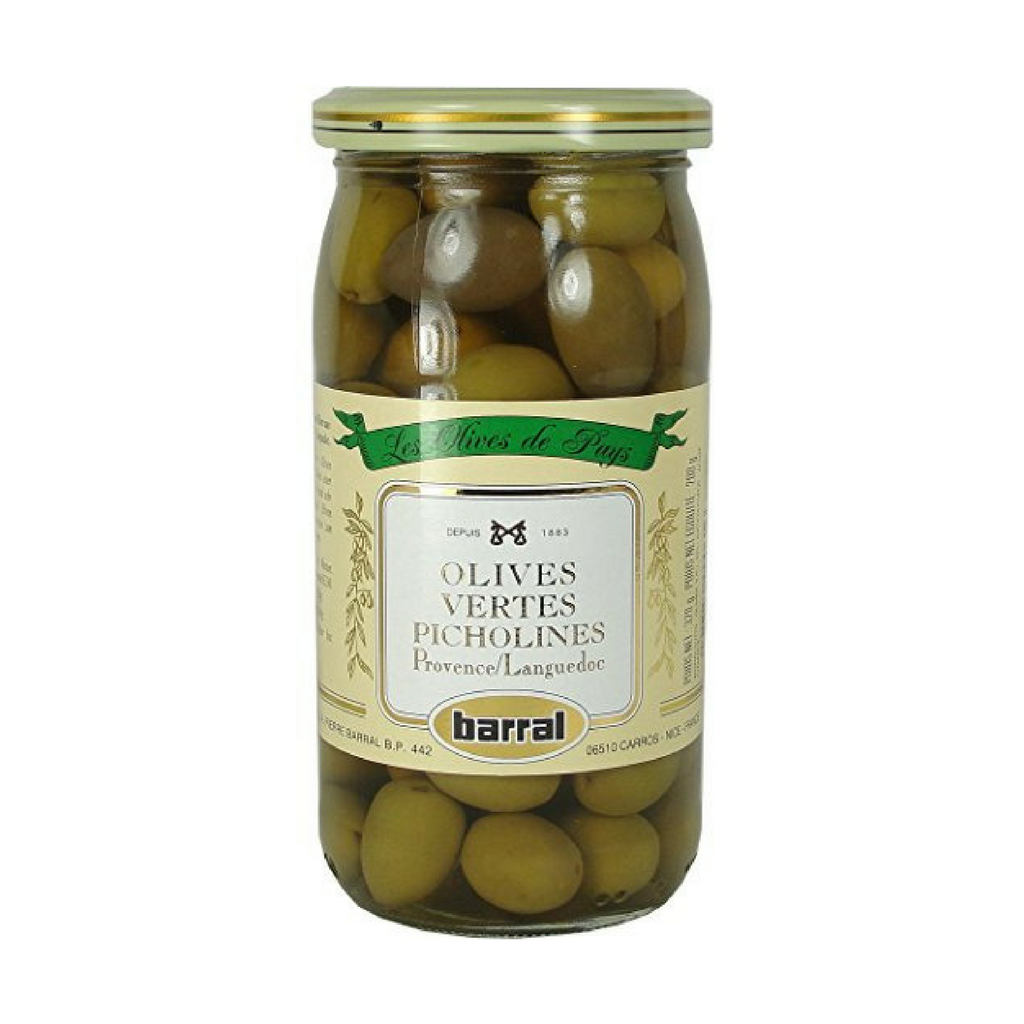 Barral Green Picholine Olives 6 oz. (170g) Best Price-Barral-Le Tablier Bleu | Online French Supermaket