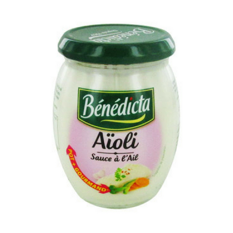 Benedicta Aioli Garlic Sauce 9.1 oz. (260g) Best Price-Benedicta-Le Tablier Bleu | Online French Supermaket