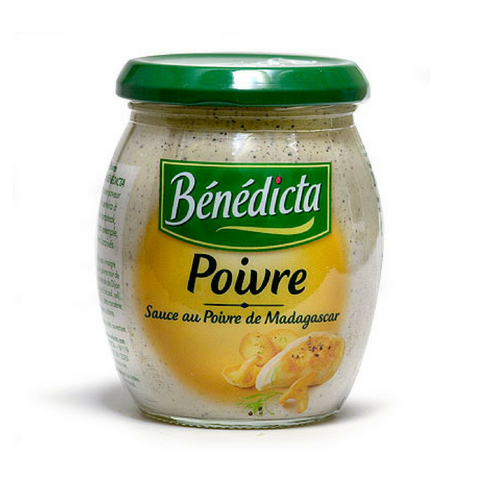(3 PACK) Benedicta Peppercorn Sauce 9.1 oz. (260g) Best Price-Benedicta-Le Tablier Bleu | Online French Supermaket