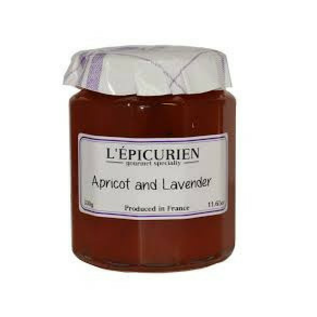 Epicurien Apricot and Lavender Jam 11.6 oz-Epicurien-Le Tablier Bleu | Online French Supermaket