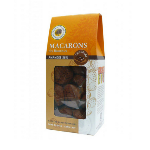 Biscuiterie de Provence Gluten Free Chocolate Macarons 5.6oz-Biscuiterie de Provence-Le Tablier Bleu | Online French Supermaket