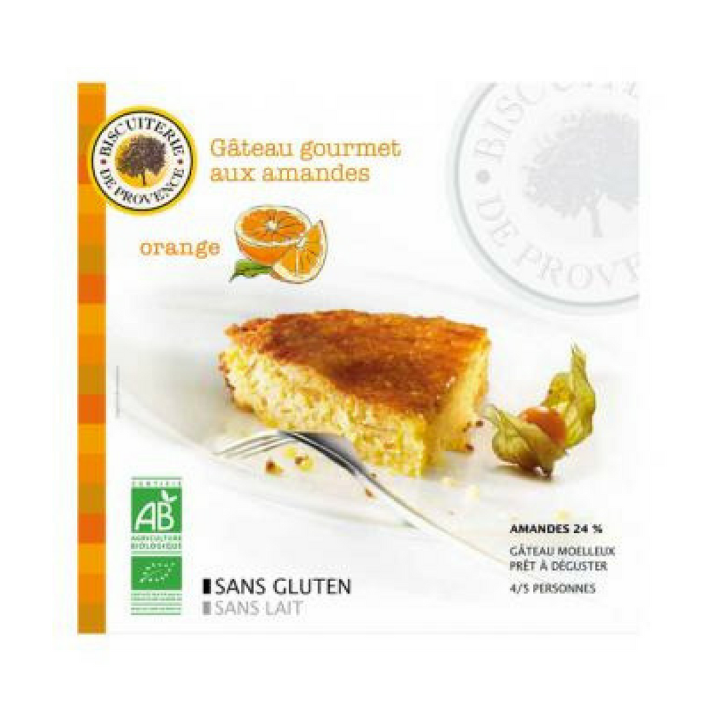Biscuiterie de Provence Organic Gluten Free Almond Orange Cake 7.9oz-Biscuiterie de Provence-Le Tablier Bleu | Online French Supermaket