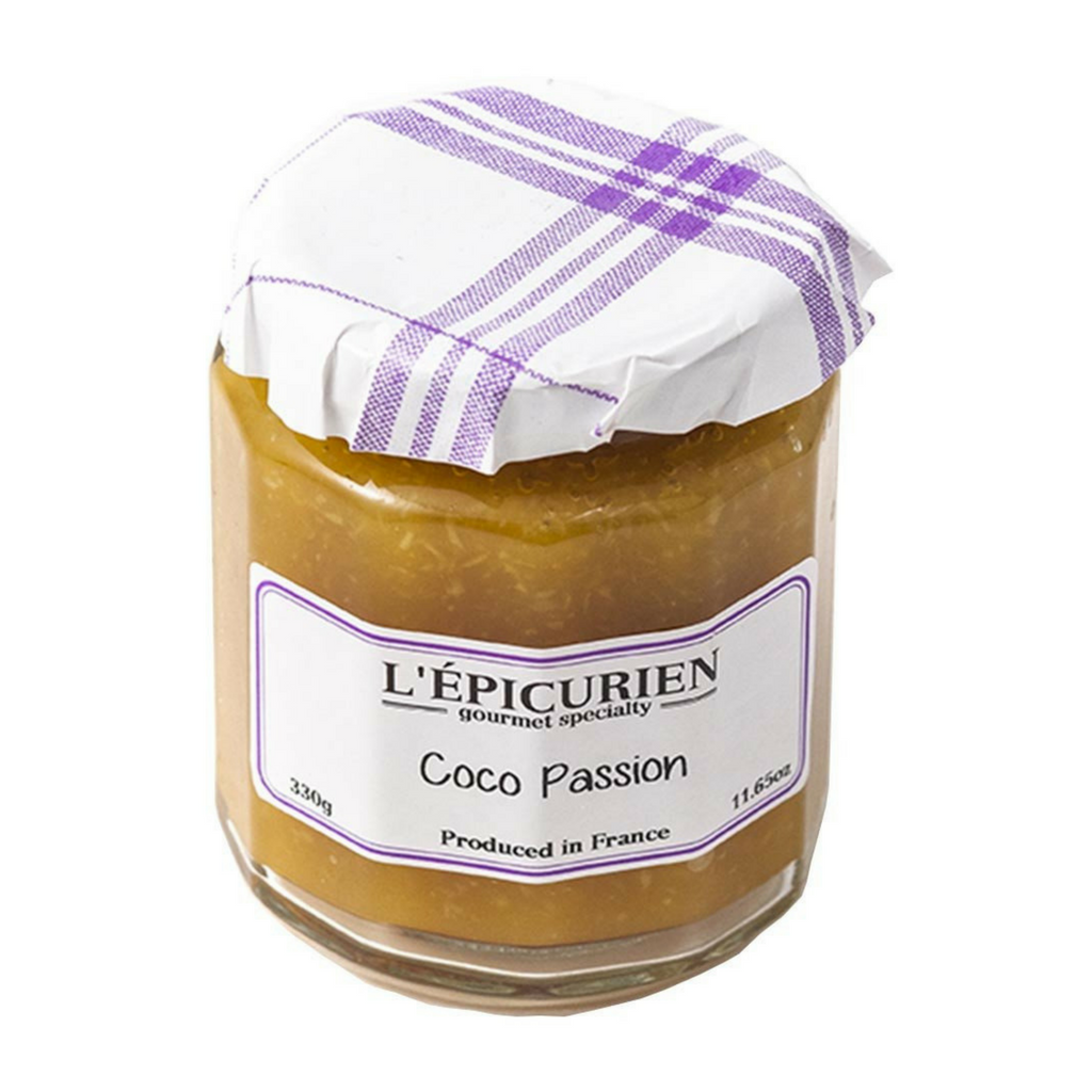 Epicurien Coco Passion Jam 11.6 oz-Epicurien-Le Tablier Bleu | Online French Supermaket