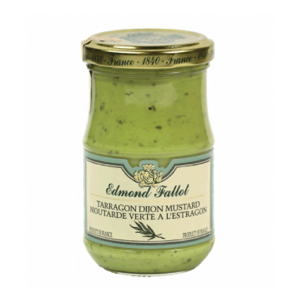 Edmond Fallot Green Tarragon Mustard 7.4 oz (210g)-Edmond Fallot-Le Tablier Bleu | Online French Supermaket