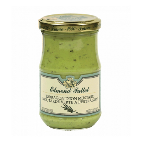 Edmond Fallot Green Tarragon Mustard 7.4 oz (210g)-Edmond Fallot-Le Tablier Bleu | Online French Supermaket