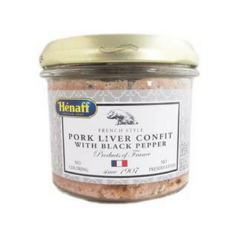 Pork Liver Confit with Black Pepper by Henaff 3.2 oz Best Price-Henaff-Le Tablier Bleu | Online French Supermaket