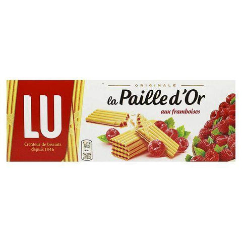 Paille d'Or Raspberry Cookies by Lu 5.9 oz-Lu-Le Tablier Bleu | Online French Supermaket