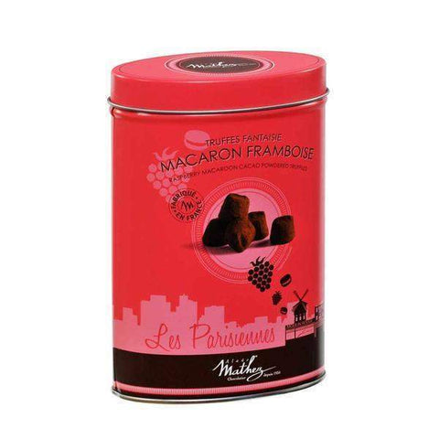 Raspberry Macaron Chips Truffle by Mathez 7.1 oz-Mathez-Le Tablier Bleu | Online French Supermaket