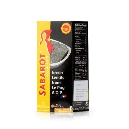 Sabarot · Green lentils · 500g (17.6 oz)-COOKING & BAKING-Sabarot-Le Tablier Bleu | Online French Supermaket