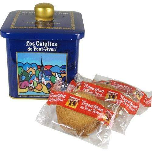 Traou Mad · Galettes, tin with knob-top · 200g-DESSERTS & SWEETS-Traou Mad-Le Tablier Bleu | Online French Supermaket