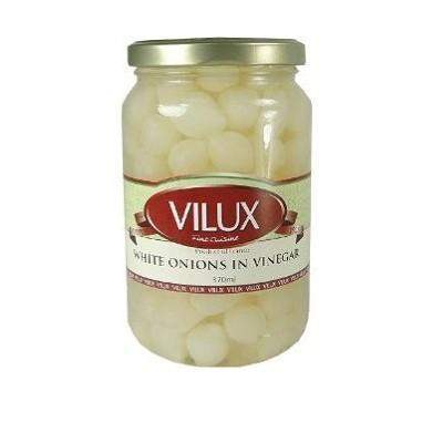 Vilux · White onions in vinegar · 190g (6.7 oz)-FRENCH ÉPICERIE-Vilux-Le Tablier Bleu | Online French Supermaket